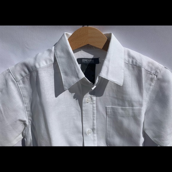 💯 original Kenneth Cole reaction Linen shirt & vest (sell as unit only) - Picture 5 of 5